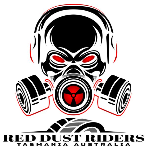 Red Dust Riders Gas Mask T-Shirt Thumbnail